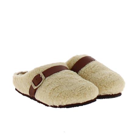 Chaussons enfant Beige+Beige/marron+Marron 6 - vertbaudet enfant 