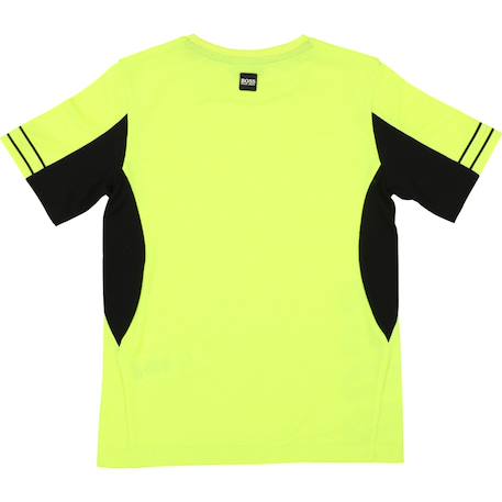 Tee-shirt enfant en coton Jaune, noir 2 - vertbaudet enfant 