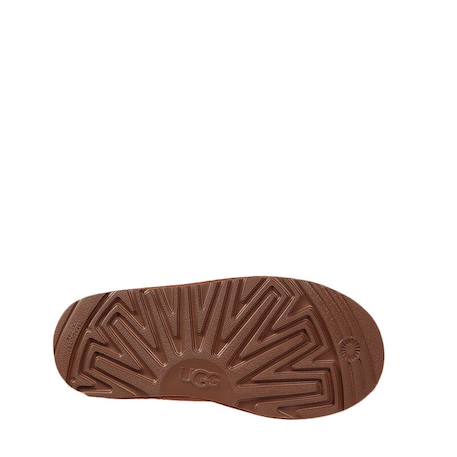 Chaussons mules enfant en daim Marron foncé 5 - vertbaudet enfant 