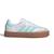 Baskets enfant en cuir Blanc/vert 3 - vertbaudet enfant 