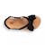 Sandales fille en cuir Noir, marron+Rose, marron 4 - vertbaudet enfant 