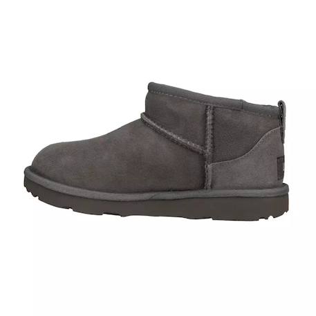 Boots enfant en daim Beige clair.+Gris+Marron foncé+Noir foncé 6 - vertbaudet enfant 