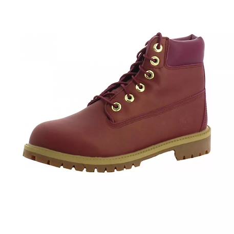 Boots garçon en cuir Violet 2 - vertbaudet enfant 