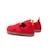 Chaussons enfant Gris clair+Rouge vif 10 - vertbaudet enfant 