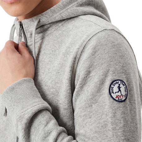 Sweat enfant en coton Gris chiné 4 - vertbaudet enfant 