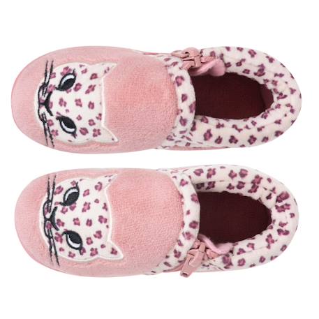 Chaussons bottillons à zip, faciles à enfiler, bon maintien du pied, semelle antidérapante Blush 2 - vertbaudet enfant 