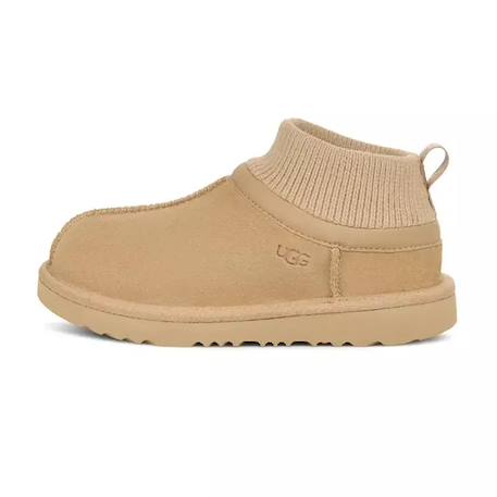 Bottes enfant en daim Beige clair. 1 - vertbaudet enfant 