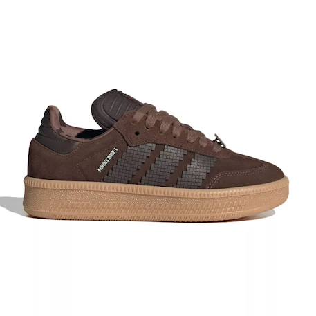 Baskets enfant en cuir Marron beige/ecru 2 - vertbaudet enfant 