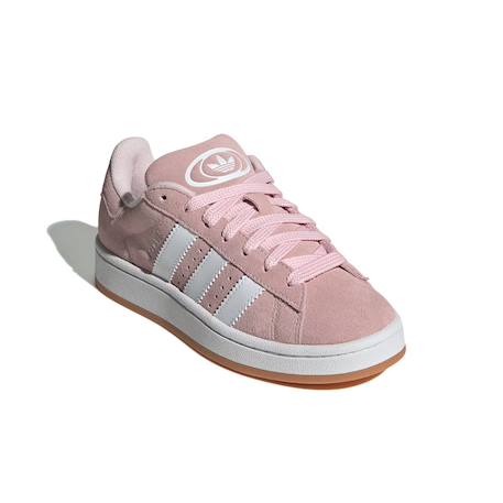 Baskets fille en cuir Rose, blanc 2 - vertbaudet enfant 