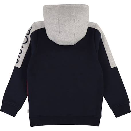Sweat enfant en coton Bleu marine, rouge, gris+Noir, gris, bleu 2 - vertbaudet enfant 