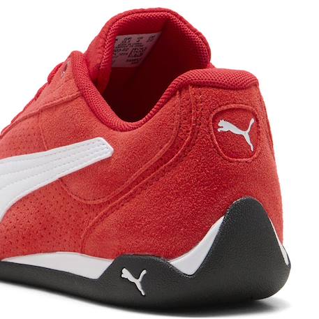 Baskets enfant en cuir Noir, blanc+Rouge, blanc 12 - vertbaudet enfant 