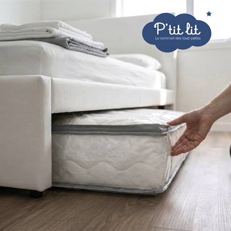 Housse protection matelas bébé - imperméable - sac déménagement - ép. Jusqu'à 12 cm Blanc 6 - vertbaudet enfant 