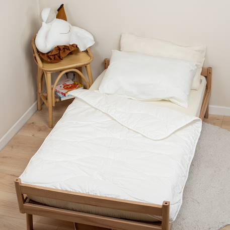 Couette et oreiller coton bio fabriqué en france Blanc 4 - vertbaudet enfant 