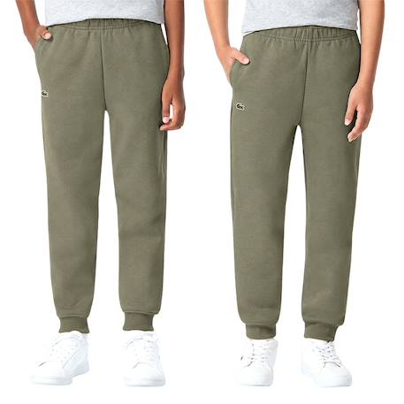 Pantalon de survêtement enfant en coton Aral, vert+Kaki, vert 9 - vertbaudet enfant 