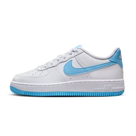 Baskets enfant en cuir Blanc et bleu ciel+Blanc et rose 1 - vertbaudet enfant 