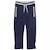 Pantalon de survêtement enfant en coton Bleu+Gris+Noir 1 - vertbaudet enfant 