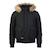 Doudoune à capuche enfant Noir, beige 1 - vertbaudet enfant 