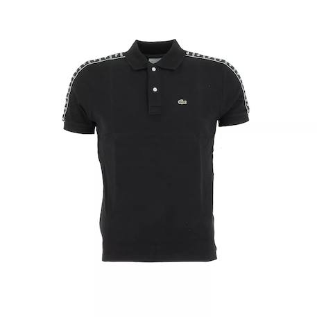 Polo enfant en coton Noir foncé 1 - vertbaudet enfant 