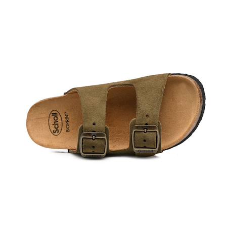 Mules en cuir  à brides Beige+Kaki+Marron 8 - vertbaudet enfant 
