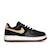 Baskets enfant en cuir Noir, jaune, blanc 3 - vertbaudet enfant 
