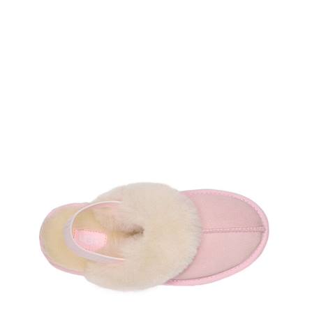 Chaussons enfant en daim Camel+Noir+Rose 16 - vertbaudet enfant 