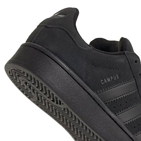 Baskets enfant en cuir Noir/gris 5 - vertbaudet enfant 