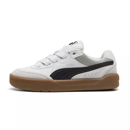 Baskets enfant en daim Blanc/noir+Noir/blanc 1 - vertbaudet enfant 
