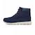 Boots enfant en cuir Bleu marine, blanc. 1 - vertbaudet enfant 