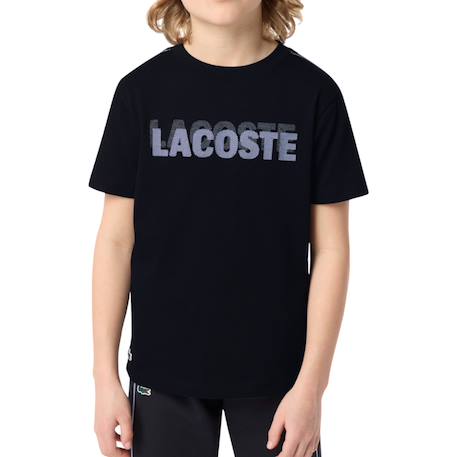 Tee-shirt enfant en coton Marine, orange+Merle noir 9 - vertbaudet enfant 