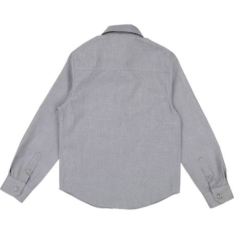 Chemise enfant en coton Gris foncé 2 - vertbaudet enfant 