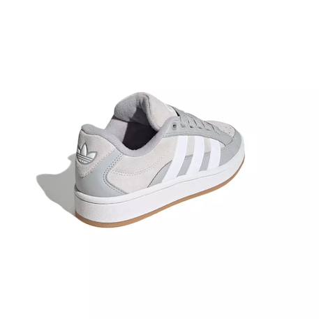 Baskets enfant en daim Gris clair, blanc 6 - vertbaudet enfant 