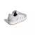 Baskets enfant en daim Gris clair, blanc 6 - vertbaudet enfant 