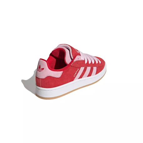 Baskets enfant en daim Rouge, rose, blanc 6 - vertbaudet enfant 
