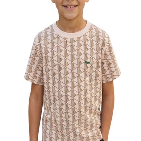 Tee-shirt enfant en coton Aral, vert+Beige, marron 6 - vertbaudet enfant 