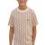 Tee-shirt enfant en coton Aral, vert+Beige, marron 6 - vertbaudet enfant 