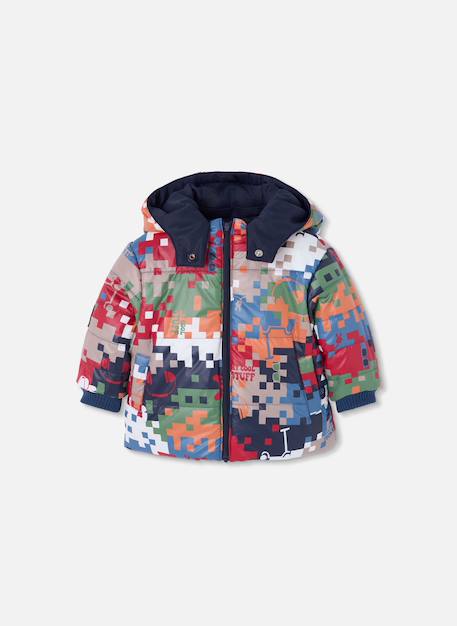 Parka garçon réversible Bleu 2 - vertbaudet enfant 