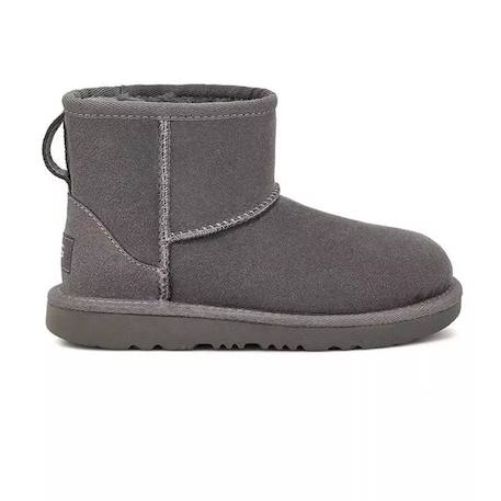 Boots enfant en daim Gris+Noir foncé 6 - vertbaudet enfant 