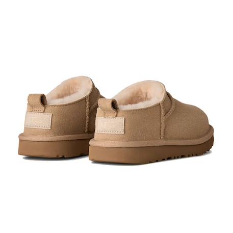 Chaussons mules enfant en daim Chesnut+Noir+Sand 18 - vertbaudet enfant 