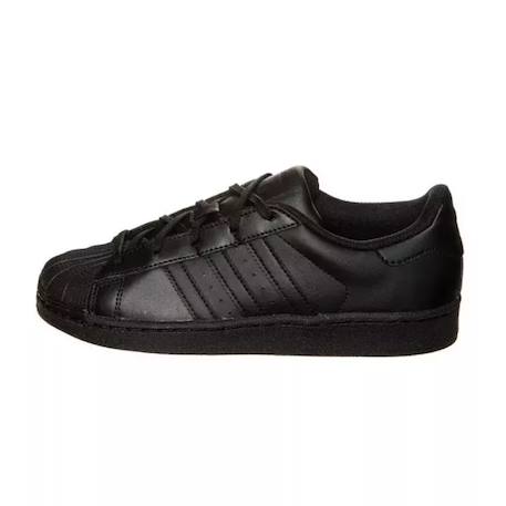 Baskets enfant en cuir Noir foncé 1 - vertbaudet enfant 