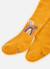 Collant imprimé de fleurs Jaune 2 - vertbaudet enfant 