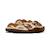 Sandales enfant en daim Marron, blanc+Rose clair 3 - vertbaudet enfant 