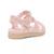 Sandales enfant en cuir Beige clair+Rose clair 10 - vertbaudet enfant 