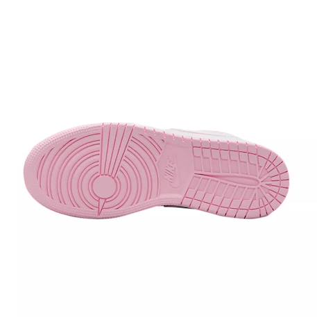 Baskets enfant en cuir Rose/blanc 4 - vertbaudet enfant 