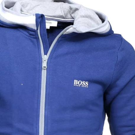 Sweat enfant en coton Bleu, blanc, gris.+Gris, blanc, bleu. 3 - vertbaudet enfant 