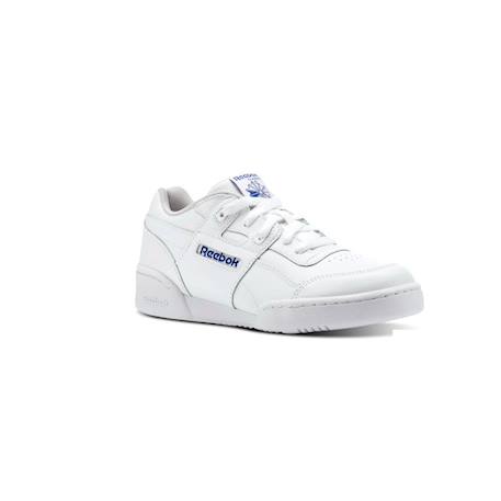 Baskets enfant en cuir Blanc, orange.+Blanc/bleu 6 - vertbaudet enfant 