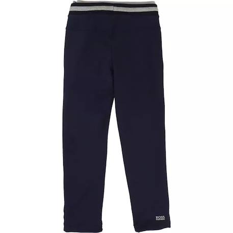 Pantalon de survêtement enfant en coton Bleu+Gris+Noir 10 - vertbaudet enfant 