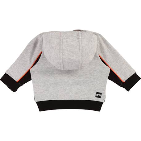 Sweat enfant en coton Gris, noir 2 - vertbaudet enfant 