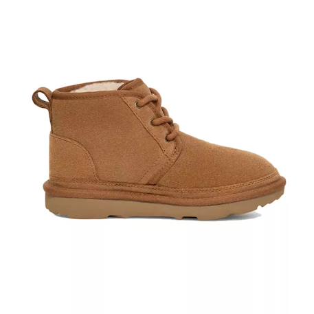 Boots enfant en daim Marron+Noir 2 - vertbaudet enfant 