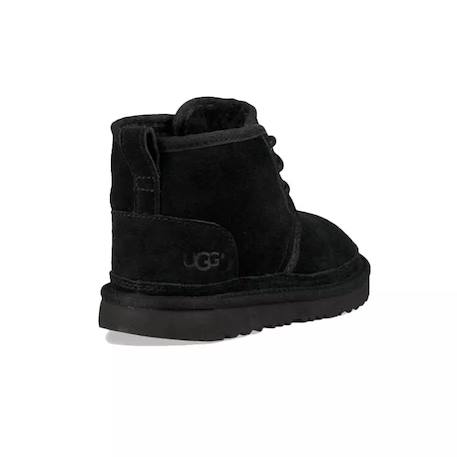 Boots enfant en daim Marron+Noir 11 - vertbaudet enfant 
