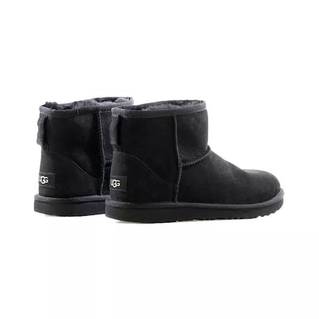 Boots enfant en daim Gris+Noir foncé 12 - vertbaudet enfant 